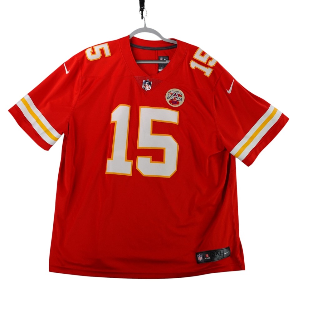 Nike NFL Jersey Men 3XL Red Patrick Mahomes Kansas City Chiefs 15 850901-672